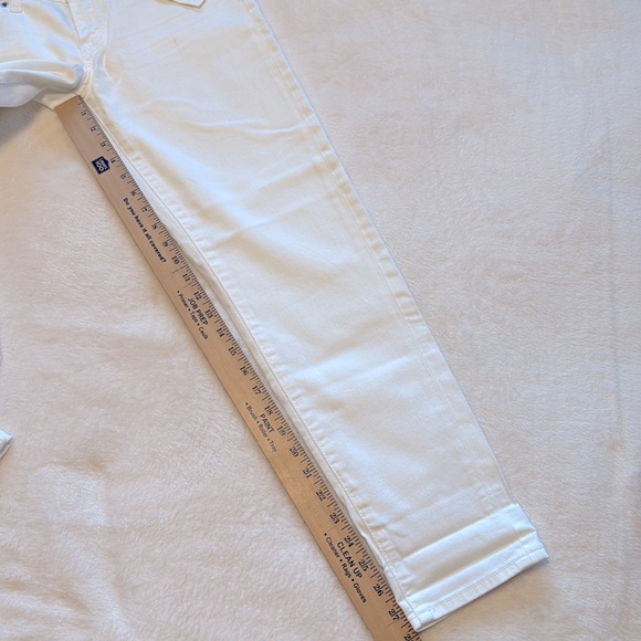 Lucky Brand Sienna Cigarette Slim Boyfriend White Jeans - Picture 12 of 15